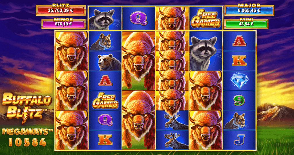 Buffalo Blitz Megaways Jackpot φρουτάκι