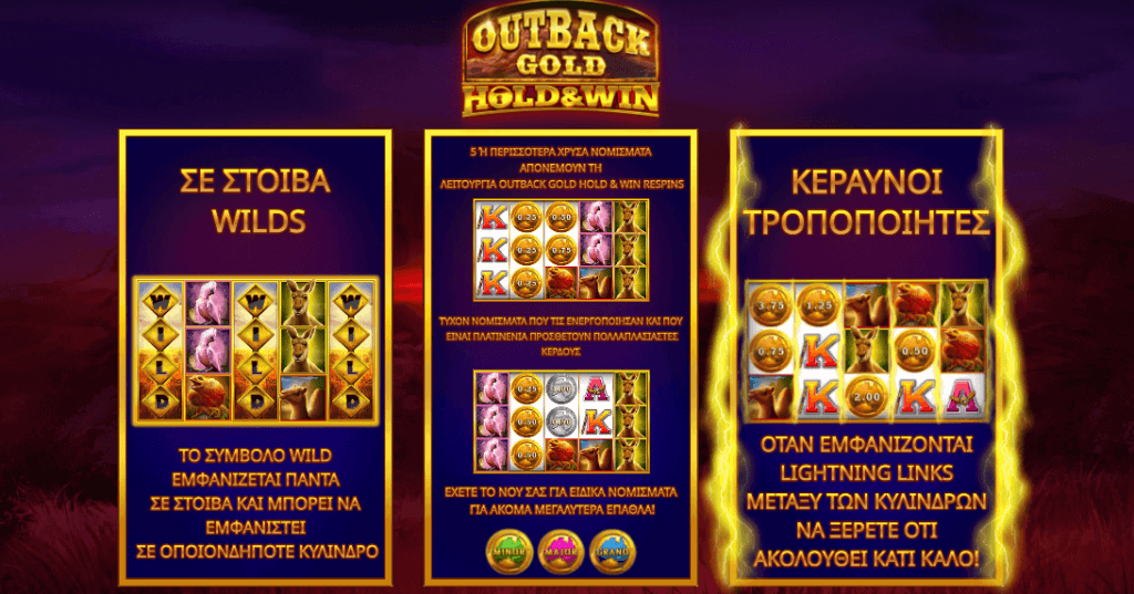 Outback gold φρουτάκι