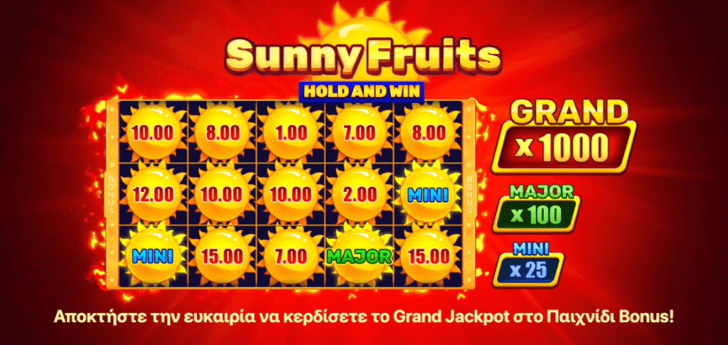 sunny fruits φρουτάκι
