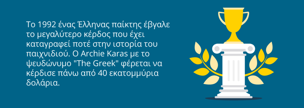 Ο ελληνικής καταγωγής Archie Karas άφησε εποχή στο Las Vegas.