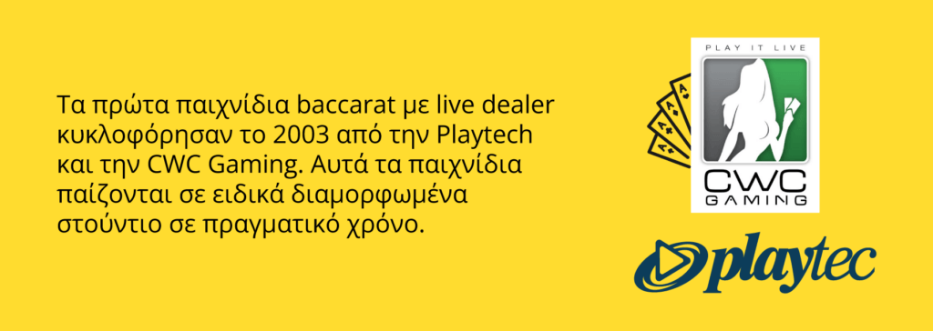 Το πρώτο διαδικτυακό μπακαρά 