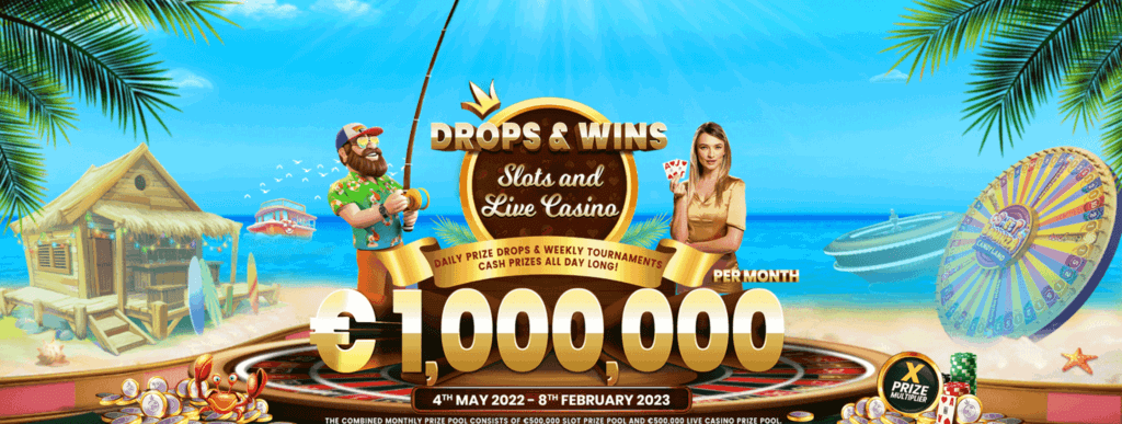 Drops and wins a contest from Pragmatic play were players can randomly win a money prize
