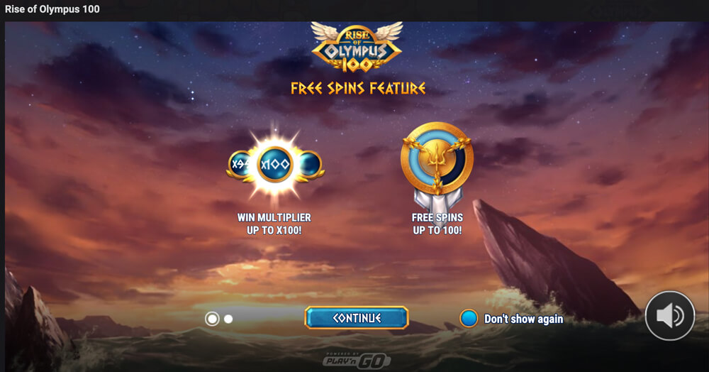 Rise of Olympus Free Spins
