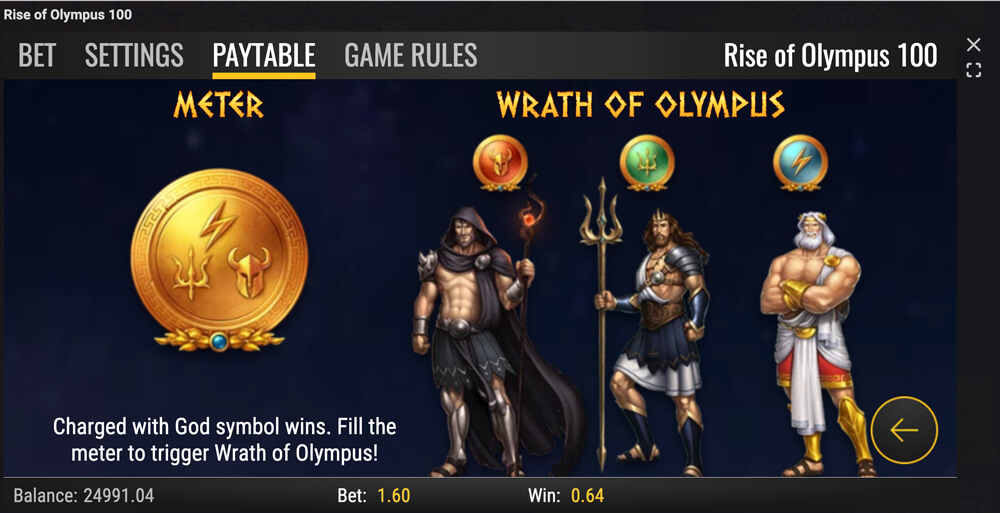 Rise of Olympus 100 Wrath of Olympus